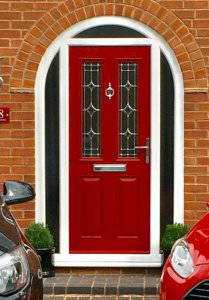 Red Composite Door