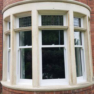 Masterframe sash with new stained glass